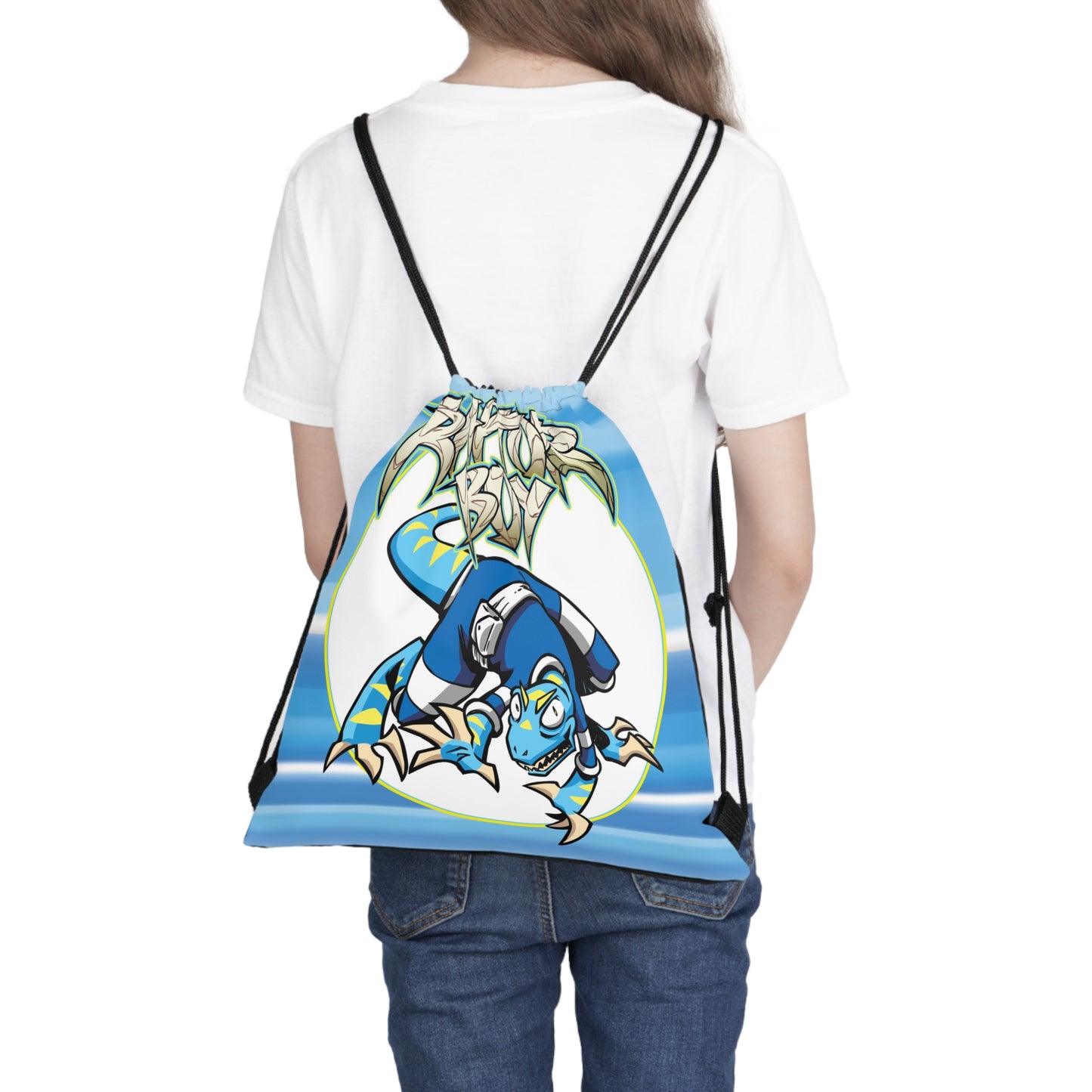 Raptor Boy Drawstring Bag