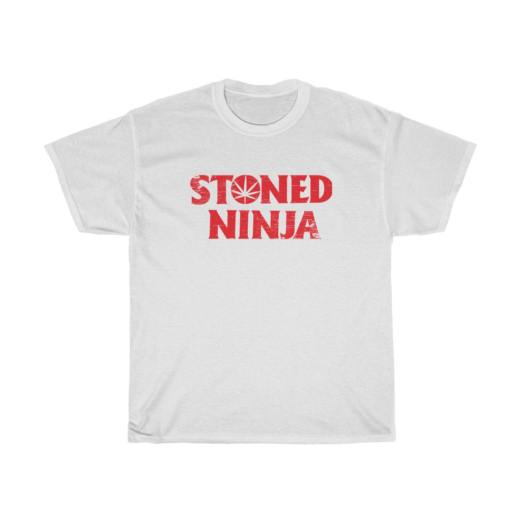 STONED NINJA Red Logo Tee