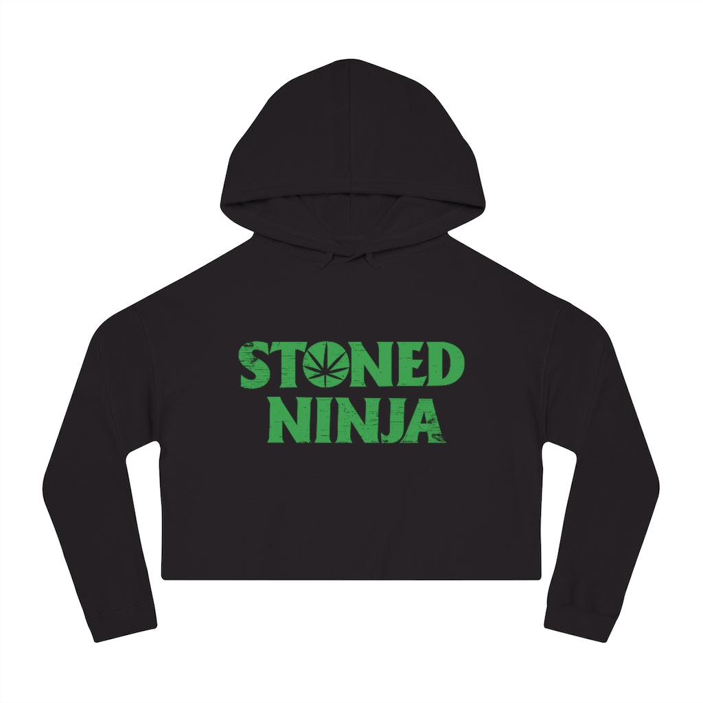 STONED NINJA Logo Croptop Hoodie