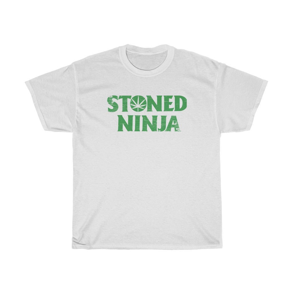 STONED NINJA Green Logo Tee