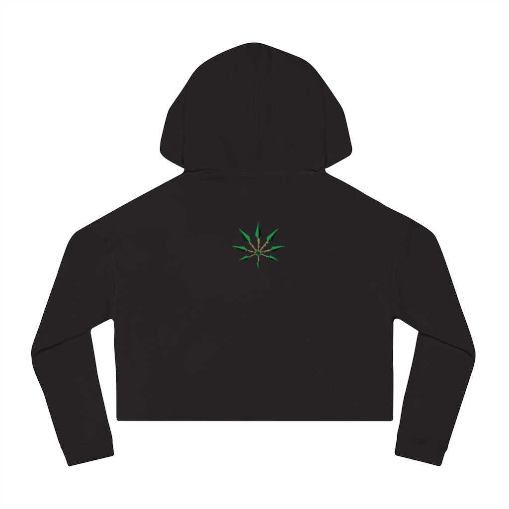 STONED NINJA Logo Croptop Hoodie