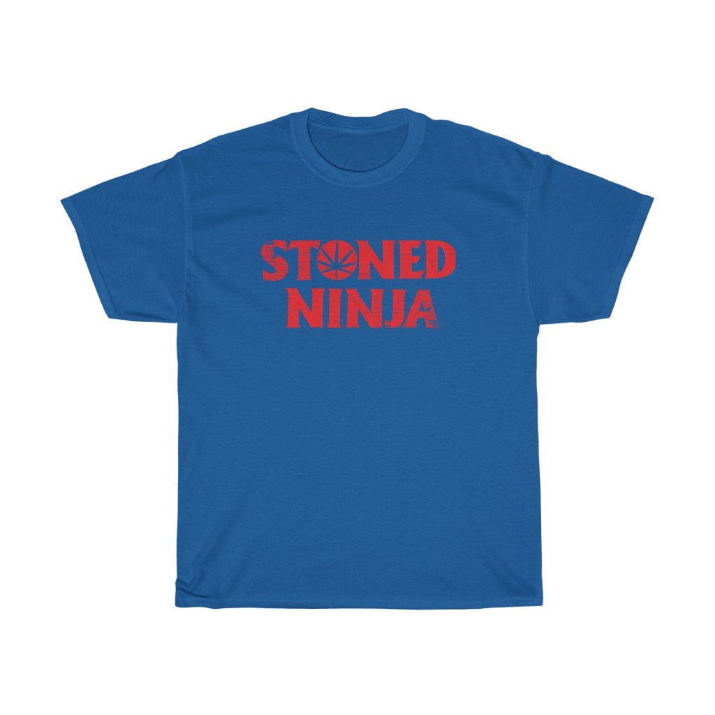 STONED NINJA Red Logo Tee