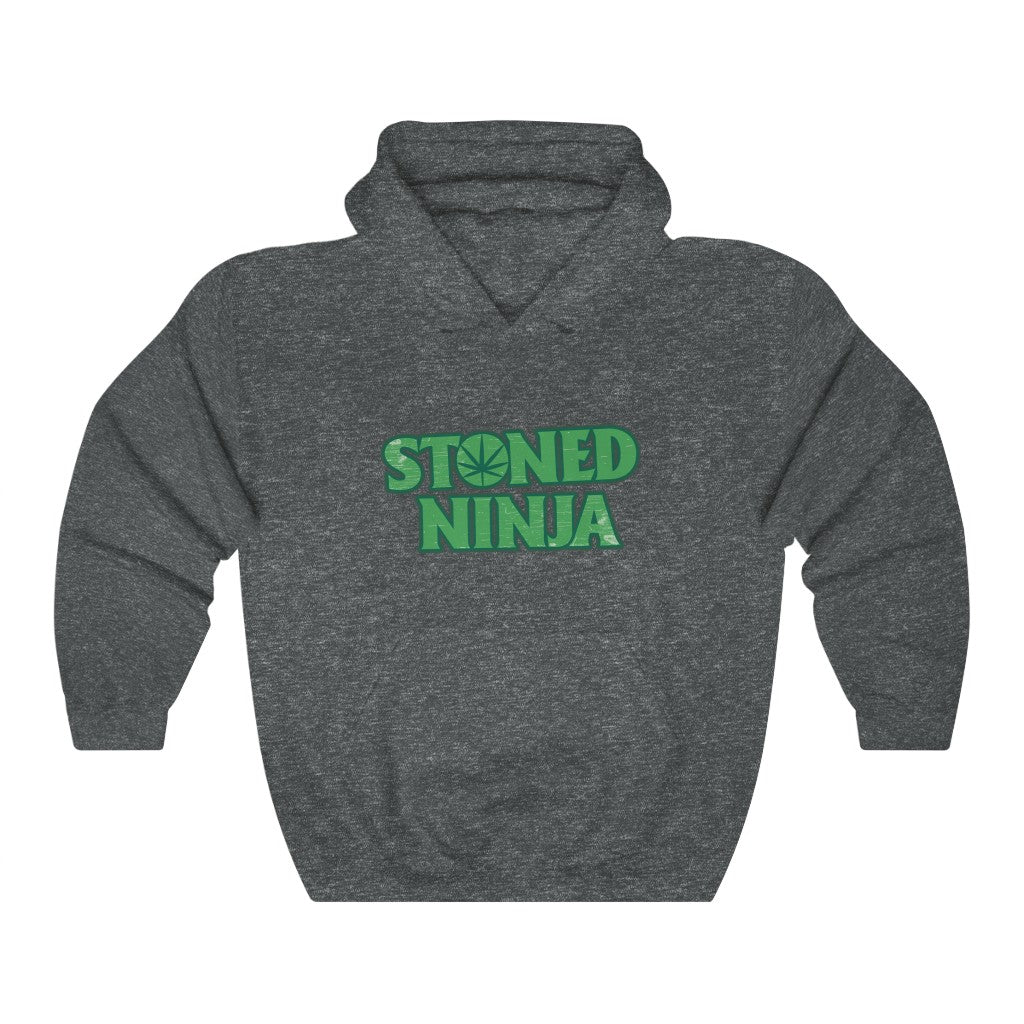 STONED NINJA Green Logo Hoodie