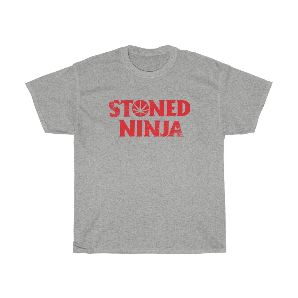 STONED NINJA Red Logo Tee