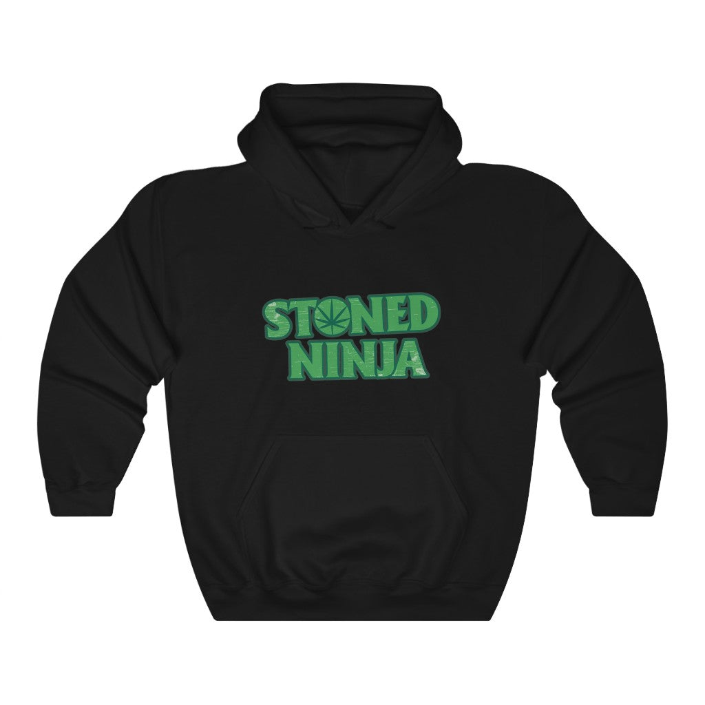 STONED NINJA Green Logo Hoodie