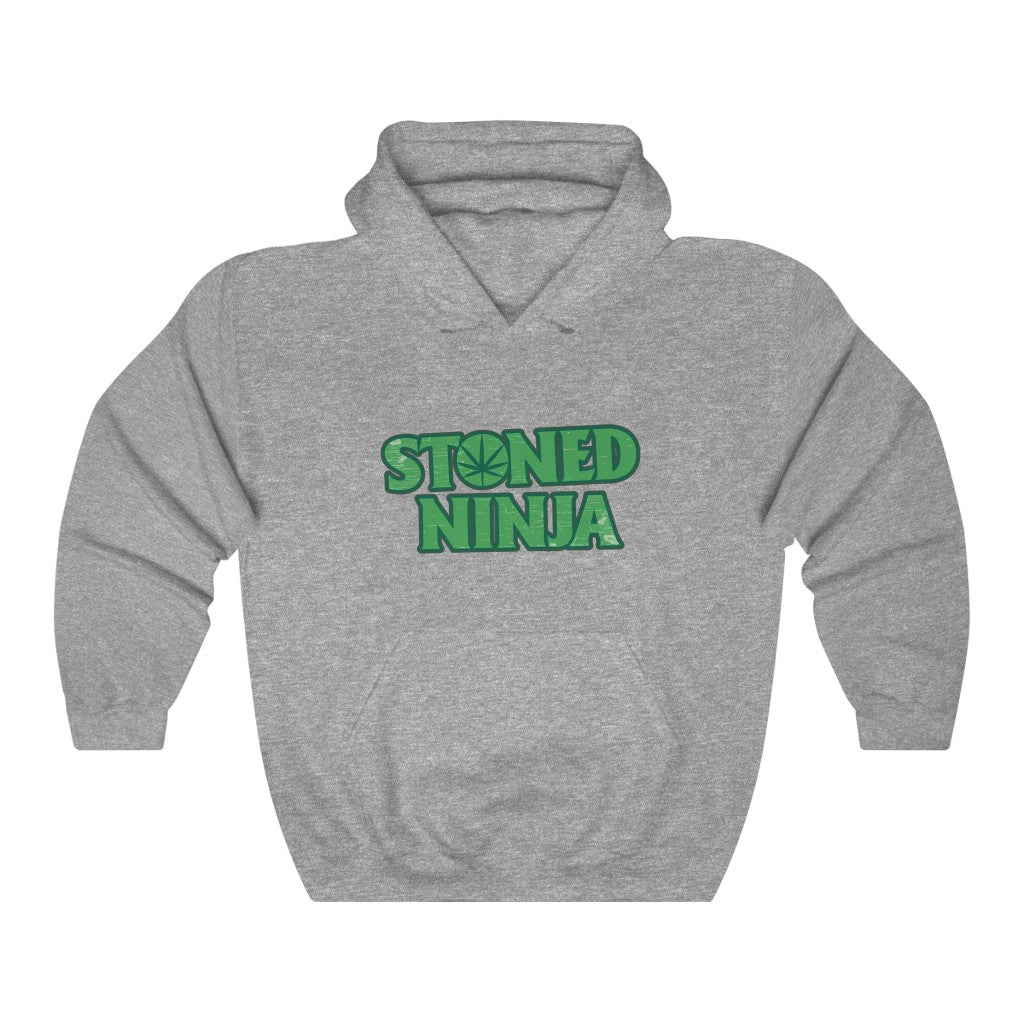 STONED NINJA Green Logo Hoodie