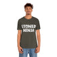 STONED NINJA White Logo Tee