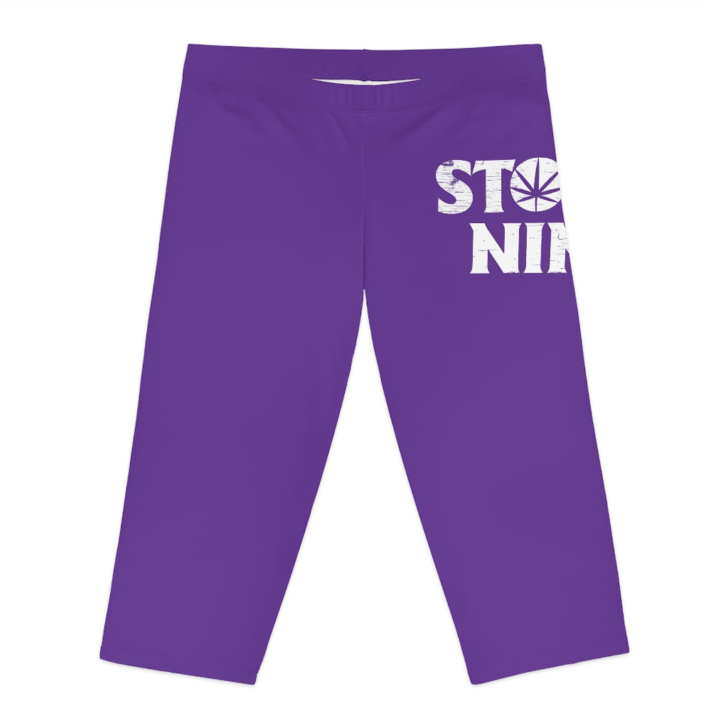 STONED NINJA Logo Capris