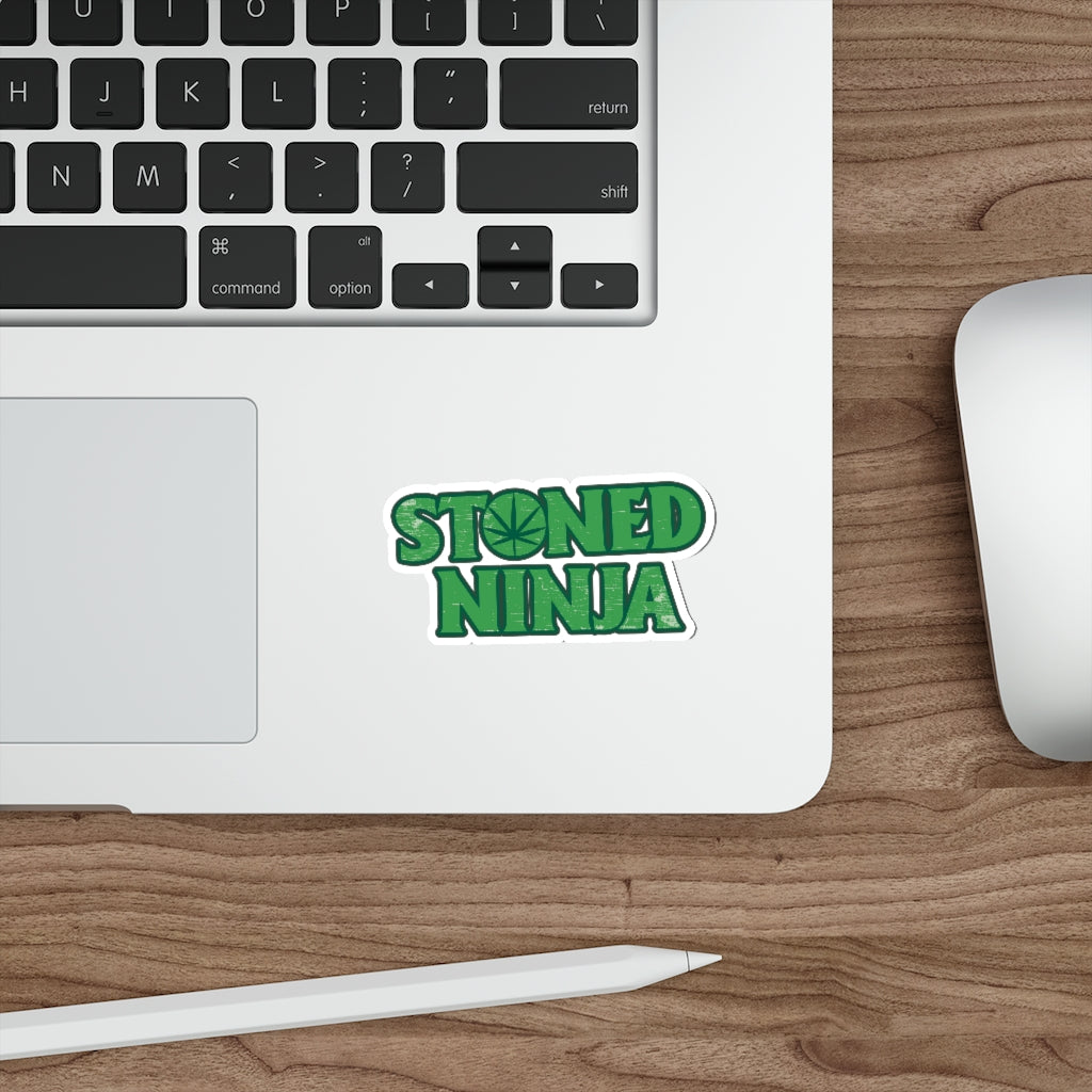 STONED NINJA Logo Sticker