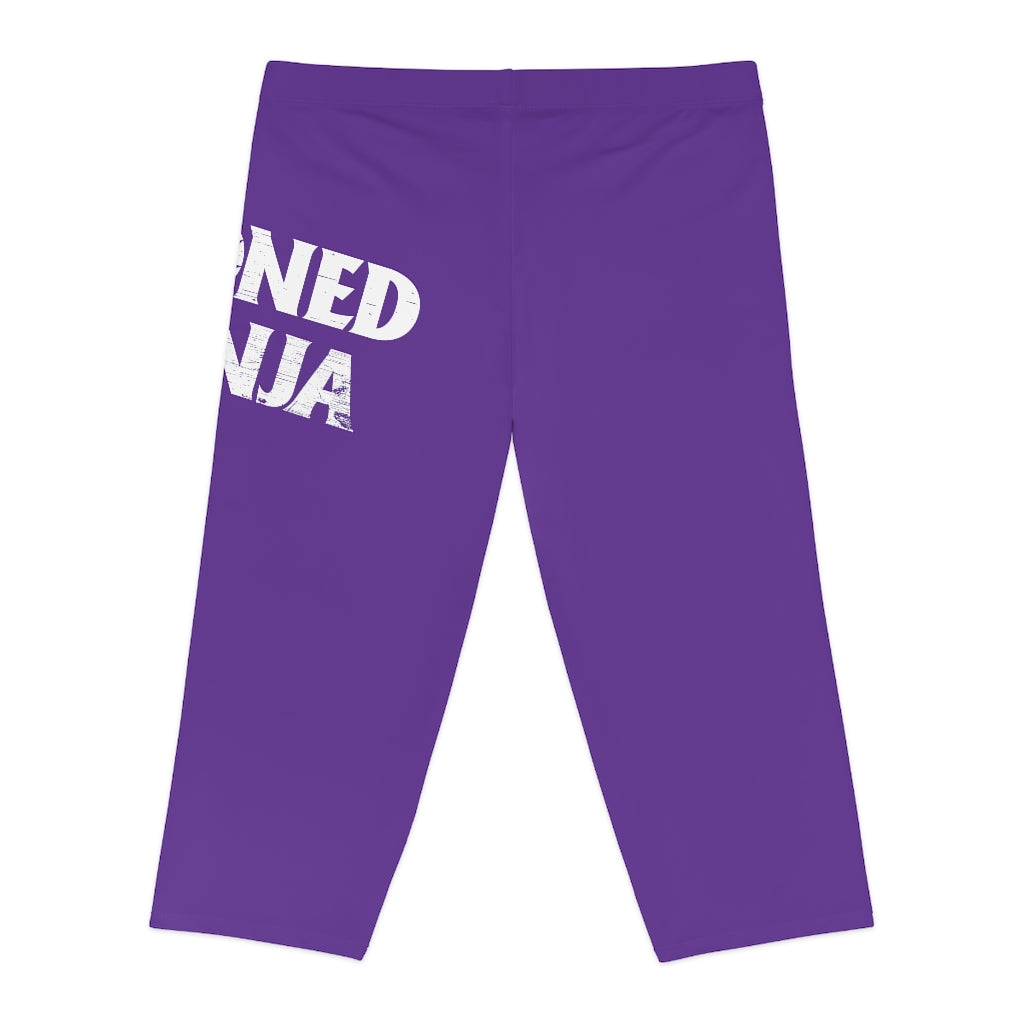 STONED NINJA Logo Capris