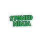 STONED NINJA Logo Sticker