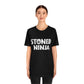 STONED NINJA White Logo Tee