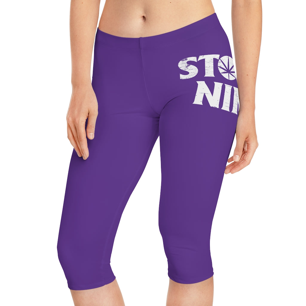 STONED NINJA Logo Capris