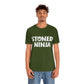 STONED NINJA White Logo Tee